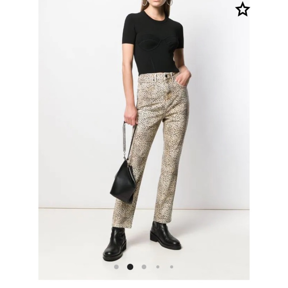 Alexander Wang Cheetah Jeans